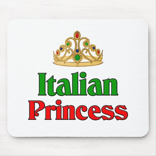 Italienische Prinzessin Mousepad (Vorne)