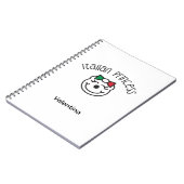 Italienische Prinzessin - Niedlicher handGezeichne Notizblock (Linke Seite)