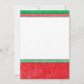 Italienische Prinzessin Party Einladung (Rückseite)