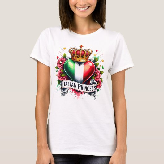 Italienische Prinzessin T-Shirt (Vorderseite)
