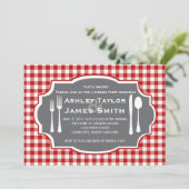 Italienische Proben-Abendessen-Einladung Einladung (Stehend Vorderseite)