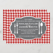 Italienische Proben-Abendessen-Einladung Einladung (Vorne/Hinten)