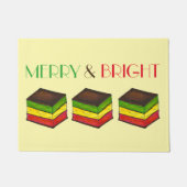 Italienische Rainbow Seven Layer Tricolor Cookie B Fußmatte (Vorderseite)