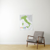 Italienische Region Karte Wandteppich (Beispiel)