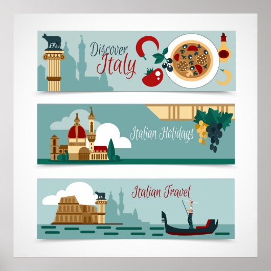 Italienische Reise Poster (Vorne)