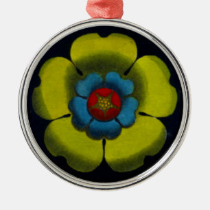 Italienische Renaissance Architektur Rosette Nr. 6 Ornament Aus Metall