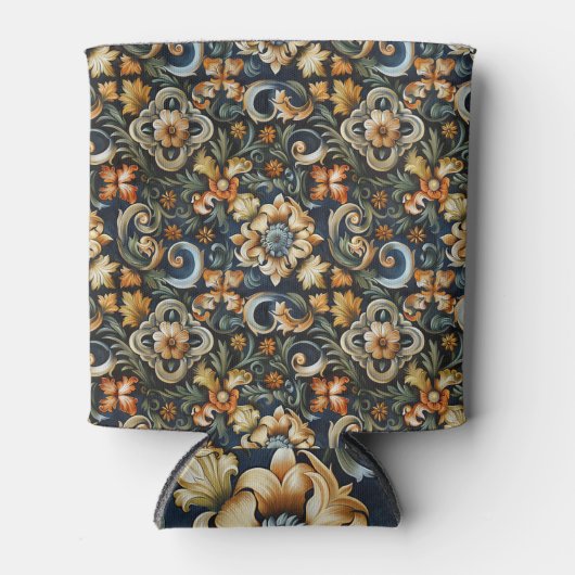 Italienische Renaissance in Blau Dosenkühler (Vorderseite)