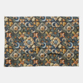 Italienische Renaissance in Blau Geschirrtuch (Horizontal)