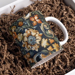 Italienische Renaissance in Blau Kaffeetasse