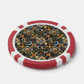 Italienische Renaissance in Blau Pokerchips (Einzeln)