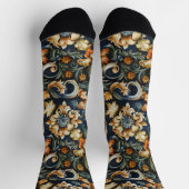 Italienische Renaissance in Blau Socken (Oben)