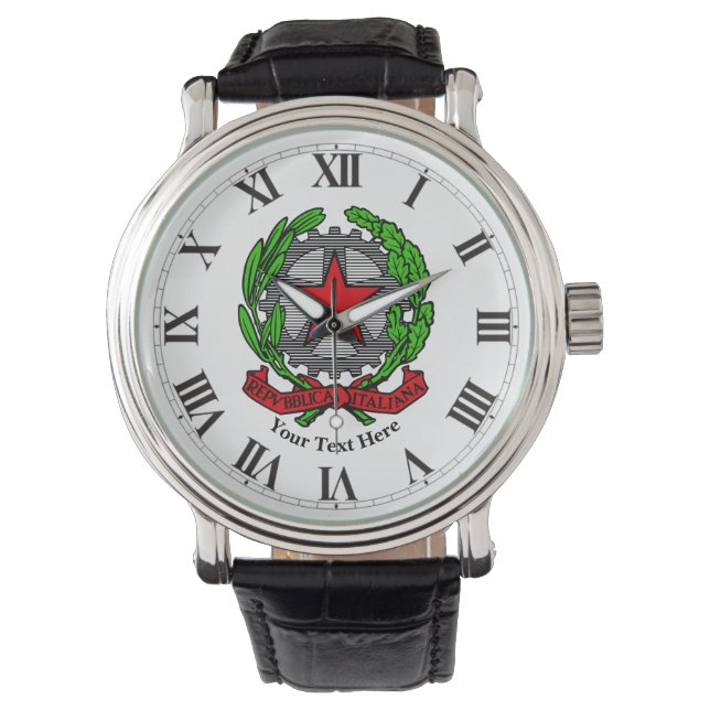 Italienische Republik Armbanduhr (Vorderseite)