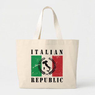 Italienische Republik Jumbo Stoffbeutel