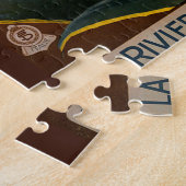 Italienische Riviera Europa Italien Reiseplakat Puzzle (Seite)