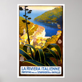 Italienische Riviera Poster