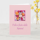 Italienische Rose Karte (Gelbe Blume)