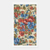 Italienische Rot- und Blautönen mit üppigen Blätte Serviette (Vorderseite)