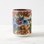 Italienische Rot- und Blautönen mit üppigen Blätte Tasse (Zentrum)