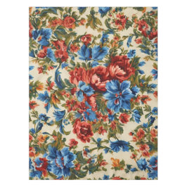 Italienische Rot- und Blautönen mit üppigen Blätte Tischdecke