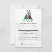 Italienische RSVP-Karte RSVP Karte (Vorderseite)
