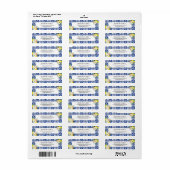 Italienische Rücksendeadresse für mediterrane Flie (Vorne)