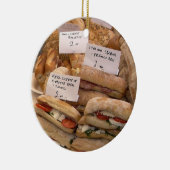 Italienische Salami Keramik Ornament (Rechts)