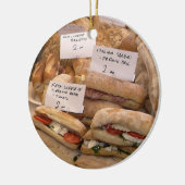 Italienische Salami Keramik Ornament (Links)