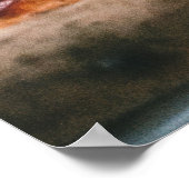 Italienische Salami Pizza Poster (Ecke)