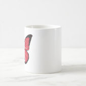 Italienische Schmetterlingsflagge Kaffeetasse (Mittel)