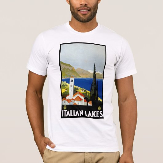 Italienische Seen T-Shirt (Vorderseite)