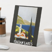 Italienische Seen Vintage Reisen Italien Sockelschild (In SItu)
