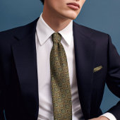 Italienische SeidenPrimrose Vintage Blütenblätter  Krawatte