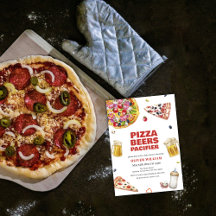 Italienische Slice Pizza Beer Schnuller Babydusche