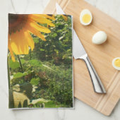 Italienische Sonnenblume Küchentuch (Viertel Falte)