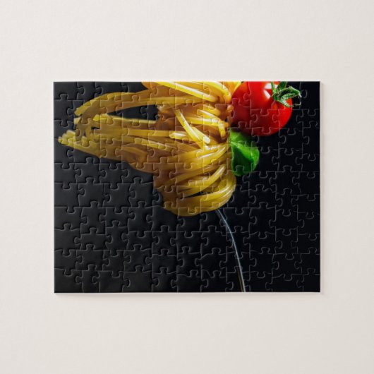 Italienische Spaghetti Pasta Tomato Noodle Puzzle (Horizontal)
