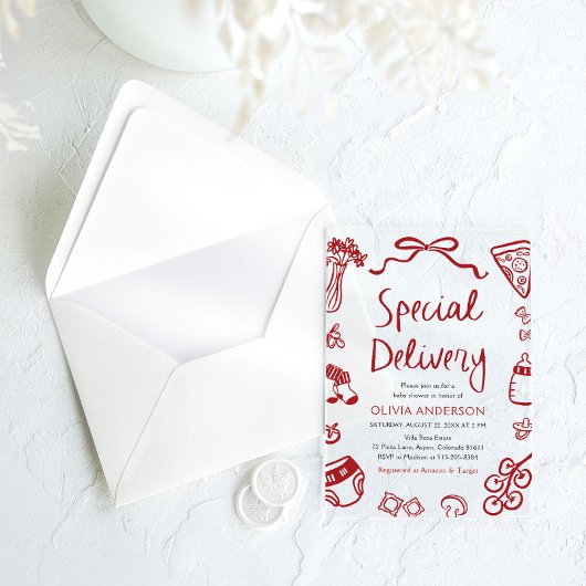 Italienische Spezial-Lieferung Whimsical Baby Dusc Acryleinladungen