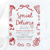 Italienische Spezial-Lieferung Whimsical Baby Dusc Acryleinladungen