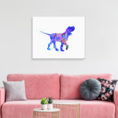 Italienische Spinone Leinwanddruck (Insitu (Wohnzimmer))
