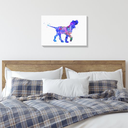 Italienische Spinone Leinwanddruck (Insitu (Schlafzimmer))