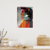 Italienische Sprache und Literaturposter Poster (Küche)