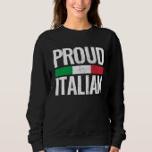 Italienische Staatsflagge Vintag Italien Sweatshirt (Vorderseite)