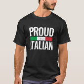 Italienische Staatsflagge Vintag Italien T-Shirt (Vorderseite)