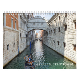 Italienische Städte 2026 Kalender