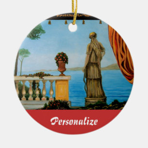 Italienische Statue-Verzierung Keramik Ornament