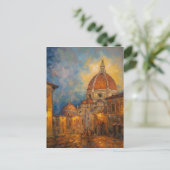 Italienische Straße | Florenz, Italien | Reisen Postkarte (Stehend Vorderseite)