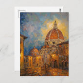 Italienische Straße | Florenz, Italien | Reisen Postkarte (Vorne/Hinten)