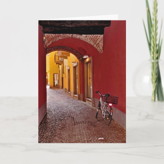 Italienische Straße Karte (Vorderseite)