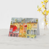 italienische Straßengrußkarte Karte (Gelbe Blume)