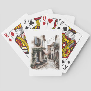 Italienische Straßenkarten Spielkarten