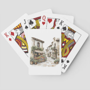 Italienische Straßenkarten Spielkarten